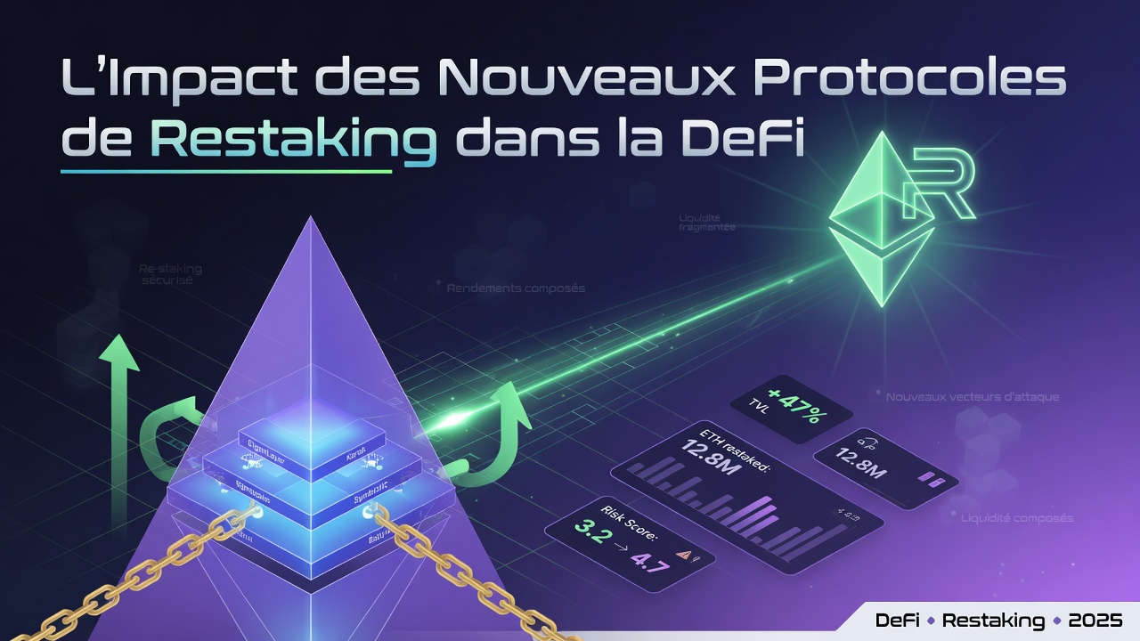 Environnement de trading sombre, protocole de restaking