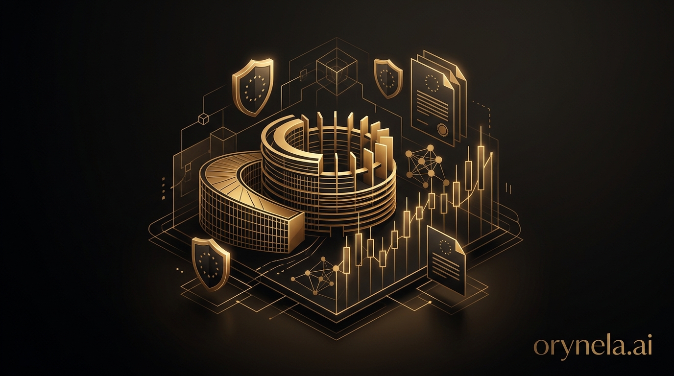 Illustrazione del terremoto normativo MiCA sugli exchange cripto europei