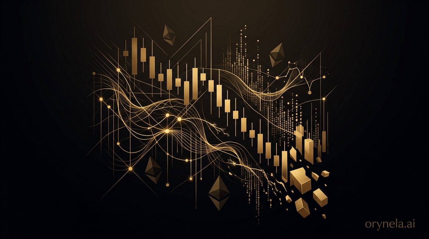 Ilustración de la crisis de Ethereum: caída del precio y reestructuración de la Fundación