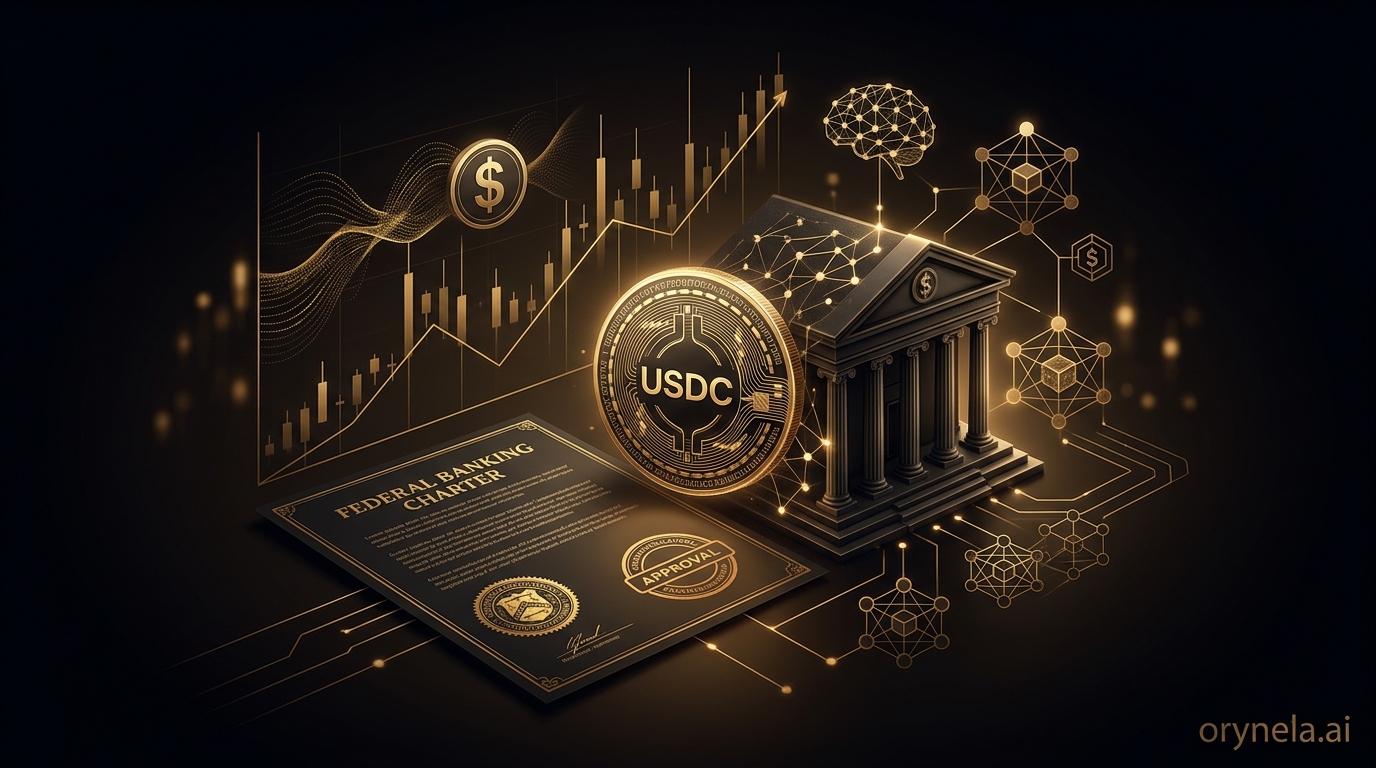 Illustration : Circle devient une banque fédérale, union de la finance traditionnelle et de la crypto